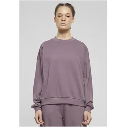 Womens Oversized Terry Sweatshirt Purple