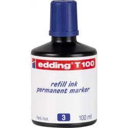Edding permanent mastilo T-100, 100ml plava ( 08MM10E )