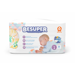 BESUPER Premium Pelene 1 (NB/ 2-4 kg) 36 kom
