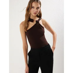 Trendyol Milla Ženski bodi Tprss25Bd00002, Braon