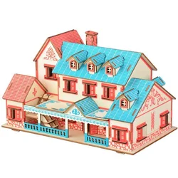 3d drvena eko puzzle - NARAT VILA