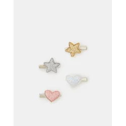 Monsoon Children Set šnalica za devojčice Glitter, 4 komada, Šareni