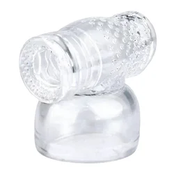 SuperLove Massage Wand Masturbator Attachment Transparent