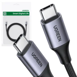 Ugreen UGREEN KABEL USB TYPE C - USB TYPE C POWER DELIVERY 240W 5A 2M SIV (90440 US535)