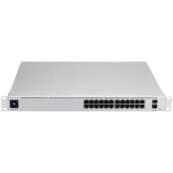 Ubiquiti USW-Pro-24-POE-EU configurable Gigabit Layer2 and Layer3 switch with auto-sensing 802.3at PoE+ and 802.3bt PoE++