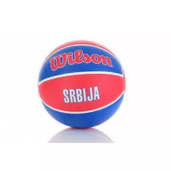 Wilson INTERSPORT SERBIA BSKT, lopta za košarku, crvena WTB4002XB