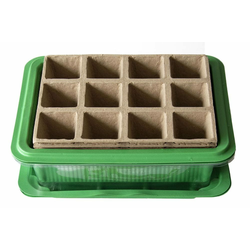 Mini lonček + šotna sadilna plošča. 12 polj (3 kompleti)