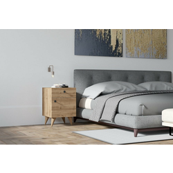 HANAH HOME Noćni stočić Pila Walnut