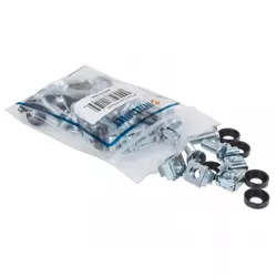 INTELLINET Cage Nut Set 20x M6 cage nut 20x M6 screws 20x Plastic Washers