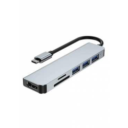 USB HUB MOYE CONNECT Multiport Hub X6 Series, USB-C na USB 3.0 / USB 2.0 / HDMI / SD