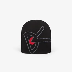 Kapa District Vision Lightweight Merino Wool Beanie Black/ Red Universal