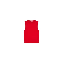 Bershka Top z naramnicami rdeča