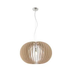 Eglo 95042 - Luster na sajli STELLATO 1xE27/60W/230V O 70 cm bež
