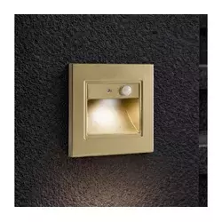 Brilagi - LED svetiljka za stepenište sa senzorom STEP LIGHT LED/1,5W/230V IP44 zlatna