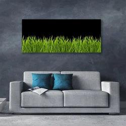 tulup.si Slika na platnu Green grass nature 125x50 cm