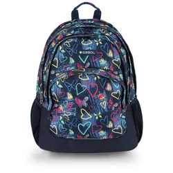 Gabol ranac školski ergonomski 32x44x18 cm 21l-0,56 kg Tizas tamno plava ( 16RNG234340EB )