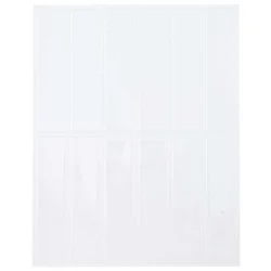 Pravougaona keramika 10 pcs Bijela 29 x 23 x 0,08 cm