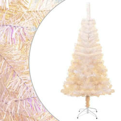 SHUMEE Umjetno božićno drvce s obojenim vrhovima bijelo 150 cm PVC