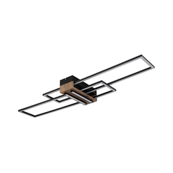 Globo 67208-40N - LED plafonsko svetlo DAKARI LED/40W/230V 3000K 25x100 cm crna