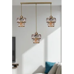 Opviq Luster 2607588, Zlatne boje
