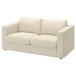 VIMLE Sofa dvosed, Knäbäck svetlobež