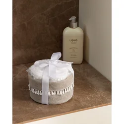 Madame Coco Set peškira Mavrice, 4 komada, 30x30cm, Pamučni, Beli