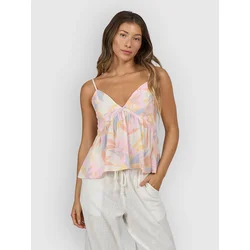 Salty Crew Bloomed Cami Tank Top off white