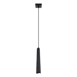 Sollux SL.1400 - Luster na sajli PRYSM 1xG9/8W/230V crna