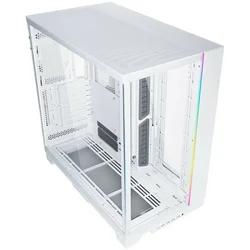 LIAN LI Računalniško ohišje O11 Dynamic EVO XL, ATX, Big-Tower, kaljeno steklo, belo