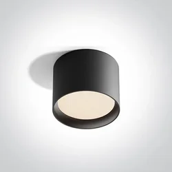 STROPNA SVJETILJKA LED/12W/CCT/1200lm/120°/230V UGR19 fi100×75mm IP44 CRNA