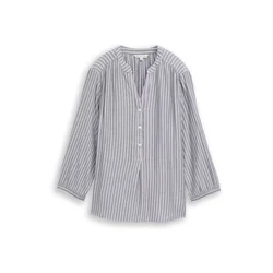 TOM TAILOR Bluza siva/bela