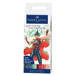 Pitt Artist Pen Brush India ink pen 1/6 Colouring