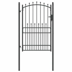 Vidaxl Vrata ograje s bodicami EMMEN 200 x 100 cm