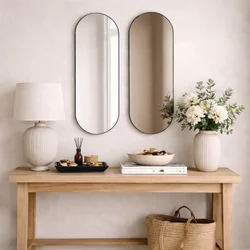 HANAH HOME Ogledalo Rhtim Bronze Natural