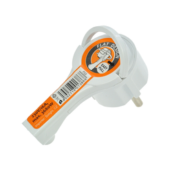 Solight P50 - Utikač pod uglom 230V/16A beli