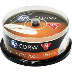 Hewlett packard CD-RW 700MB/4X-12X/1/25CAKE/69313 ( 377HP25/Z )