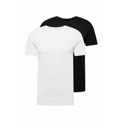 JACK & JONES Majica, črna, bela