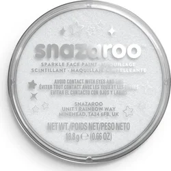 SNAZAROO barva za obraz Sparkly White (bleščeča bela) 18ml