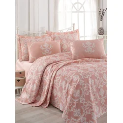Lessentiel Maison Set posteljina Pure v2, 160x240 cm, Prljavo roze