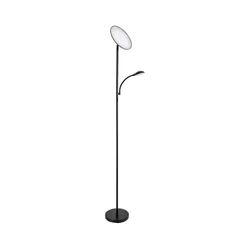 Rabalux Halina LED podna lampa 180 cm 23 W sa lampom za čitanje crna 74084