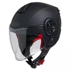 iXS Otvorena JET kaciga za motocikle s vizirom iXS 851 1.0, mat crna, XS