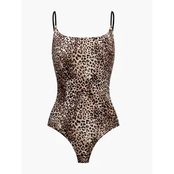 cfab Oblikovanje postave Cami Bodysuit mit String bež