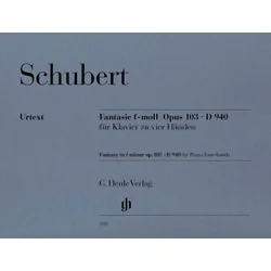 SCHUBERT:FANTASY F-MOLL OP.103 D 940 4HANDS