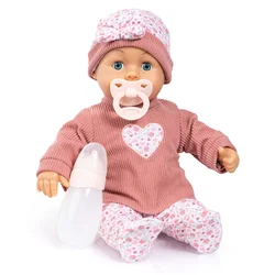 Punčka Bayer First Words Baby - rožnata, 38 cm (93824DB)