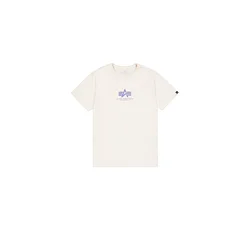 ALPHA INDUSTRIES Majica vijolično modra/bela