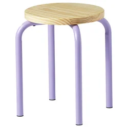 DOMSTEN Stolček, lila/bor
