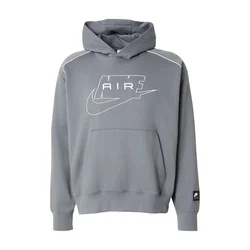 Nike Sportswear Majica Air siva/bela