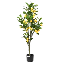 Umjetno stablo limuna 136 listova 120 cm zeleno