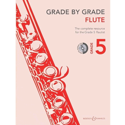 GRADE BY GRADE FLUTE 5 +CD