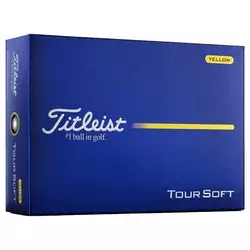 Golf žogice Titleist Tour Soft Yellow Basic